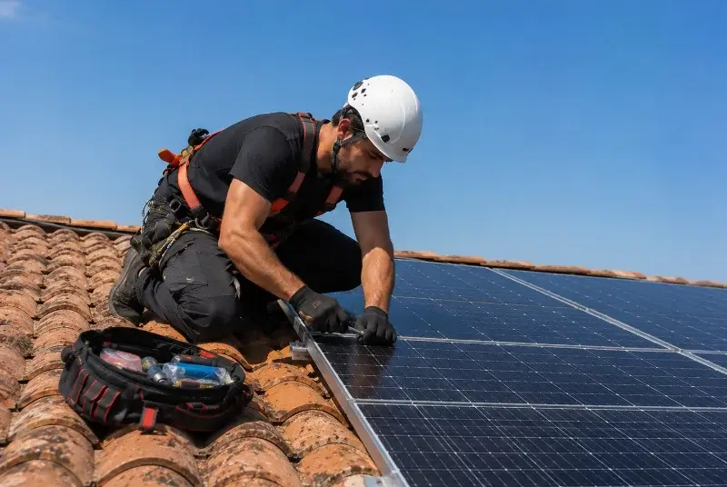 Maintenance et monitoring de panneaux solaires à Boofzheim